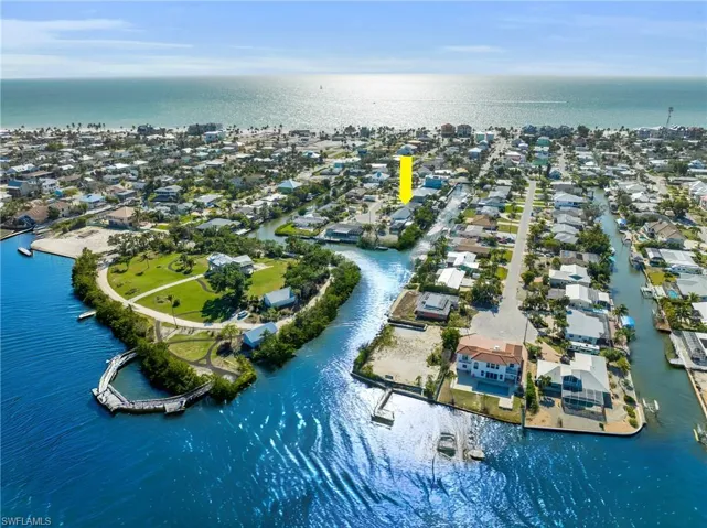 Gulf access canal leading to the bay VIRTUALLY ENHANCED,