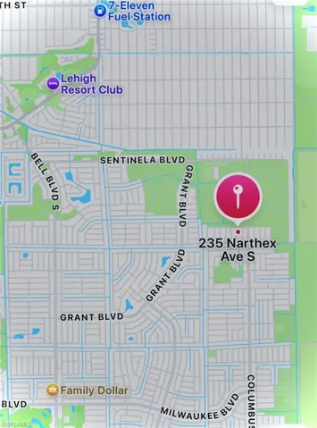 Map location
