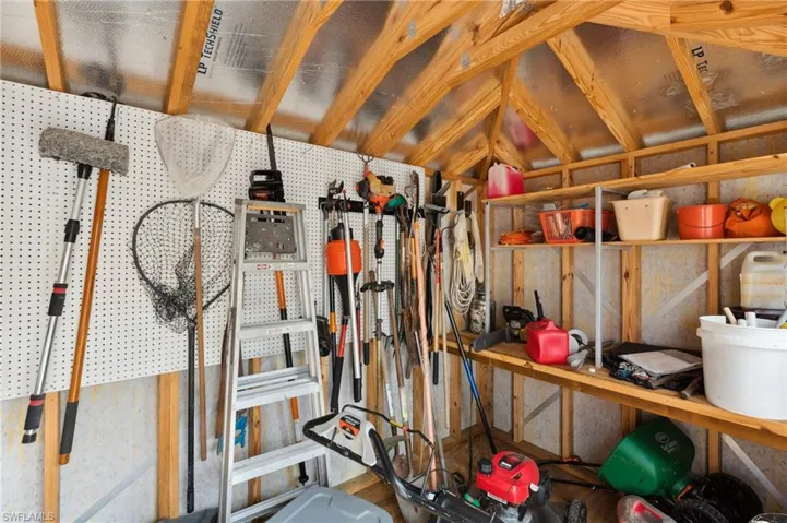 View of storage room