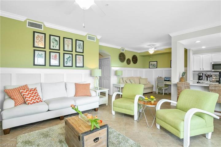 Beautiful woodwork throughout the living area