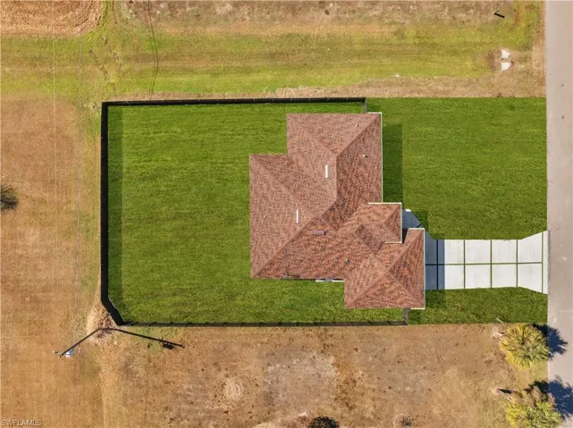 Aerial view of property and surrounding area