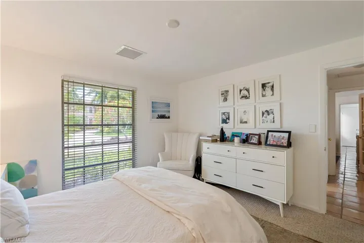 View of tiled bedroom