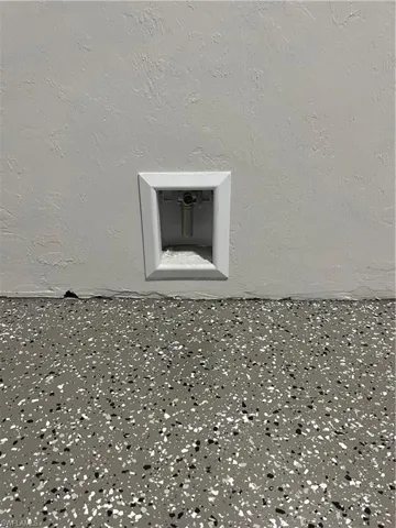 Water line hook-up & refrigerator outlet