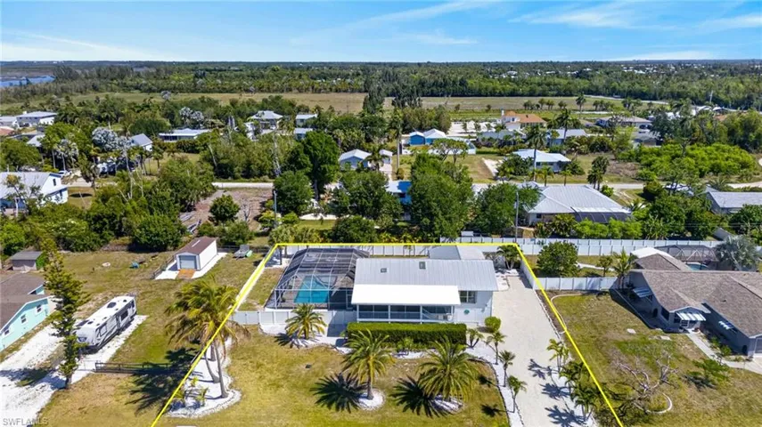 Half acre property with lots of privacy and mature landscaping