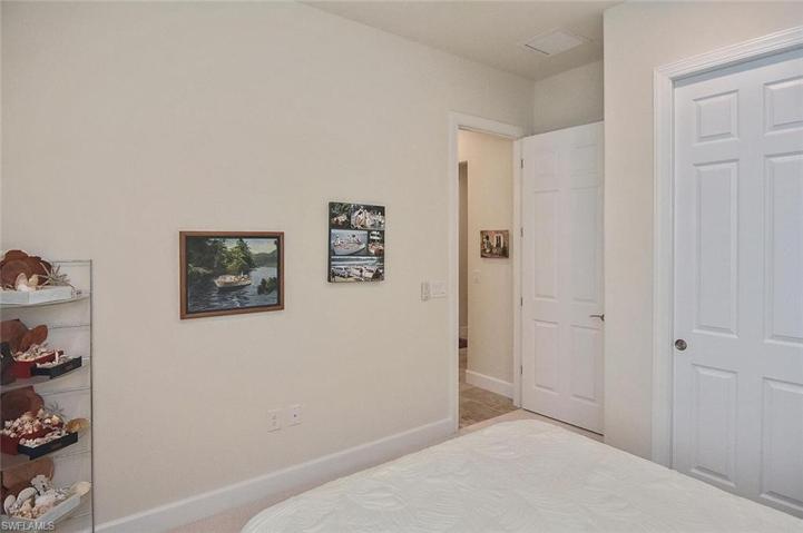 This Guest Room has a good size closet for easy storage