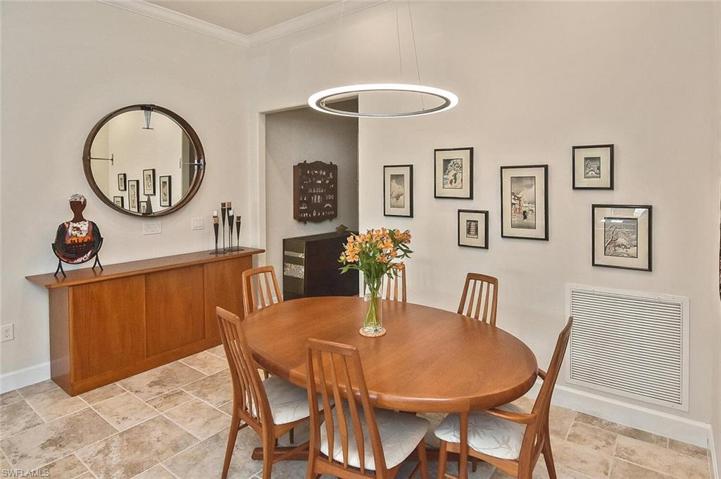 The Dining Area is a perfect space to entertain guests.