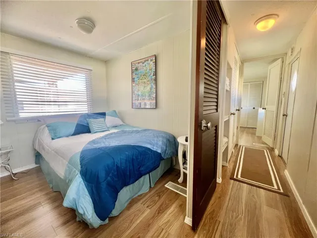 Bedroom featuring light hardwood / wood-style flooring