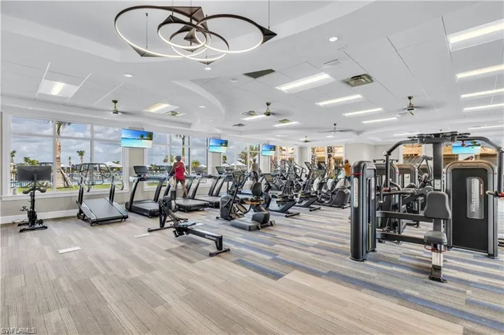 Attended fitness center on Greenway Boulevard