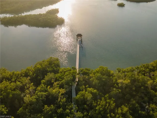 Bay Forest's boardwalk provides fabulous sunset views ...