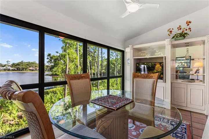 Glassed-in lanai creates a bonus room with great light and a gorgeous view!
