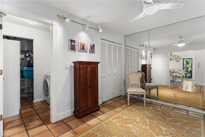 Den offers bonus space for guests, office or both!