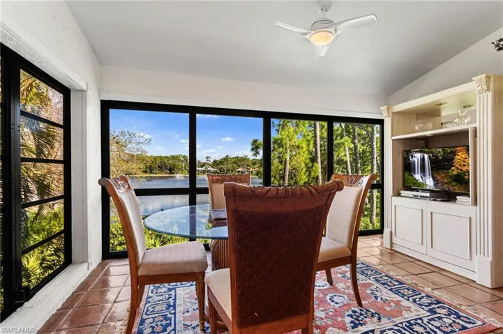Glassed-in lanai creates a bonus room with great light and a gorgeous view!