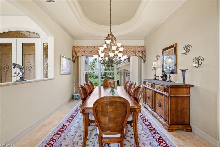 Formal dining room.