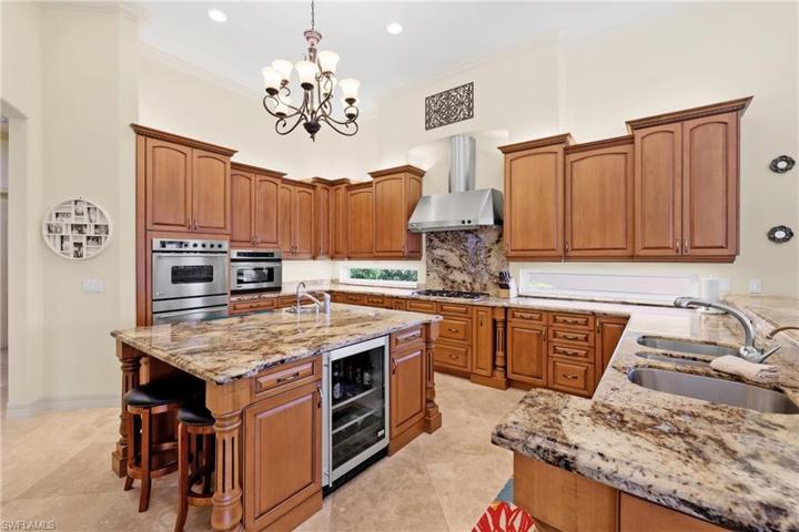 Under counter wine refrigerator.