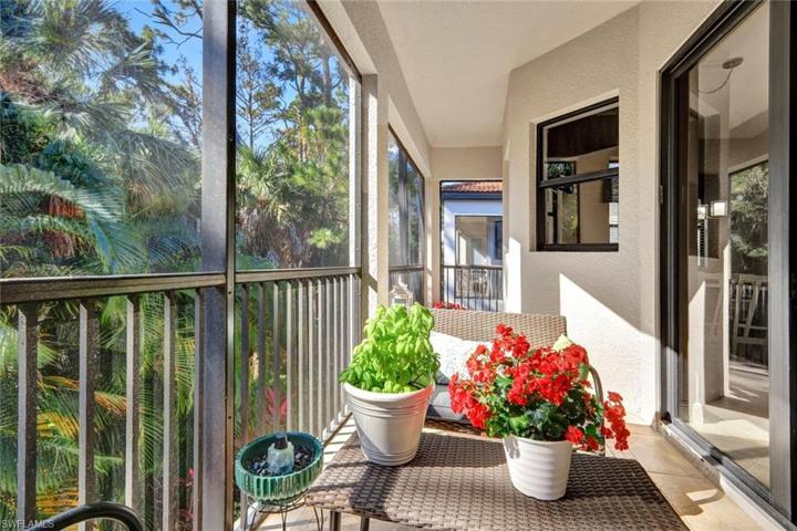 This spacious lanai is the perfect spot to enjoy your morning coffee with access from your living room.