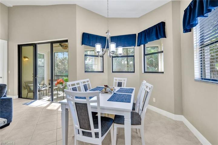 Dining area is the perfect spot to gather with friends and family.