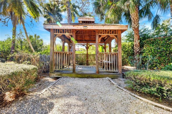 Bring your favorite book and relax at the community gazebo on the Imperial River.