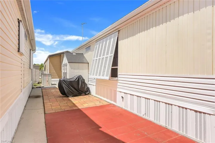 View of side patio