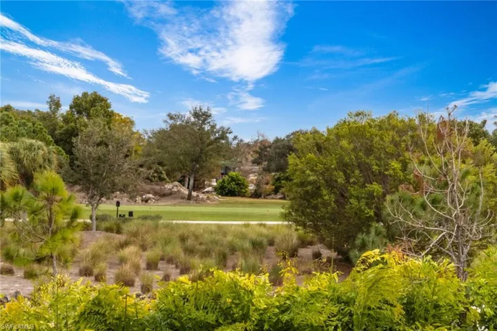 View from Lanai and primary bedroom - Forever - no neighbors! This is the view of Cypress Lake Country Club golf course (and you are not affiliated), Serene nature, and Wildlife.