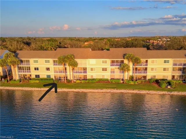 First floor condo with unobstructed view of 40 acre lake.