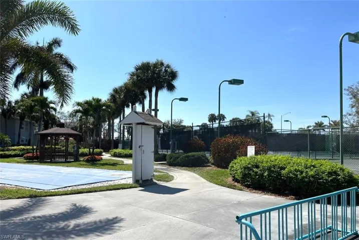 Tennis courts, shuffleboard and gazebo.