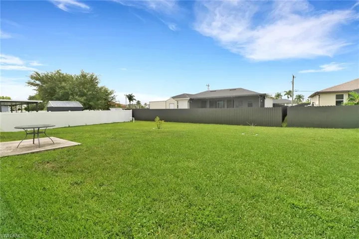 View of yard featuring a patio area