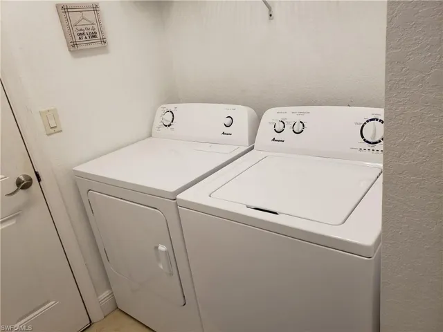 Inside laundry before you enter garage