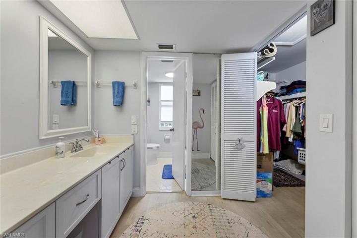 Master Bathroom and Master walk-in closet
