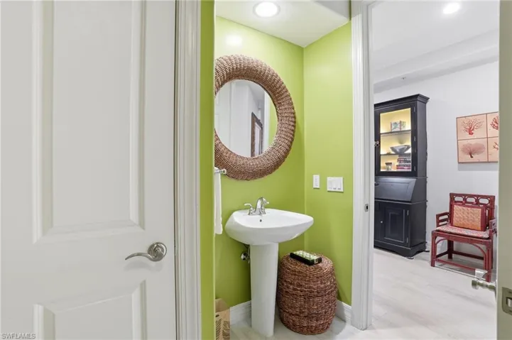 Bathroom featuring baseboards