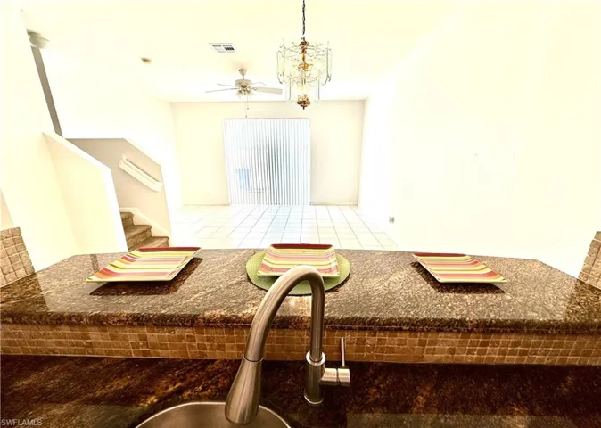 View of Greatroom from Kitchen Sink and Breakfast Bar