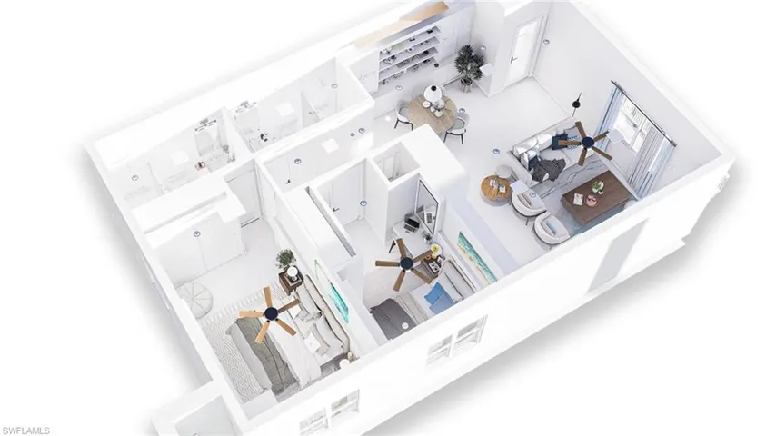 View of room layout