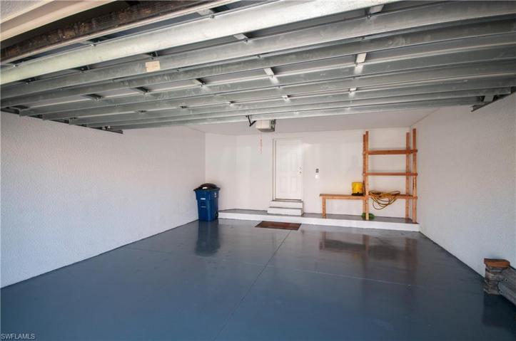Freshly painted garage