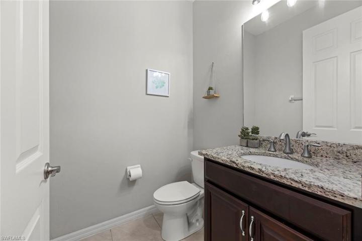 1st floor half bath for guests