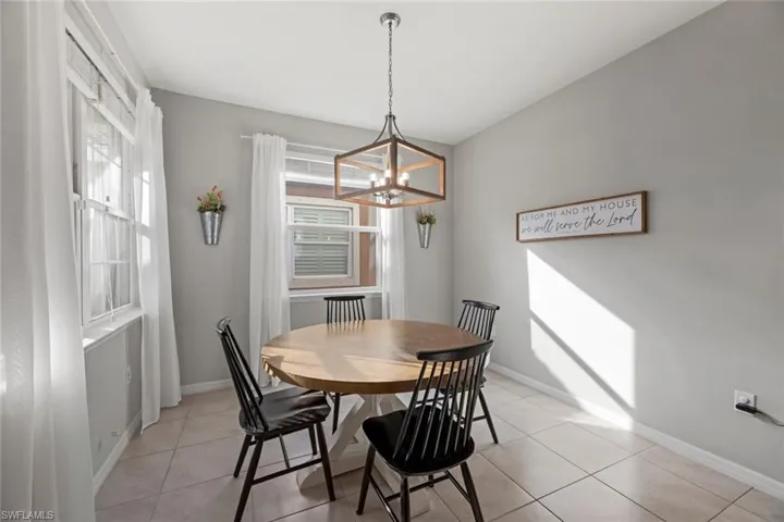 Formal dining space for holidays and entertaining
