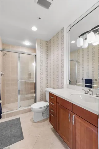 Your 3rd ensuite bathroom has a walk in shower.