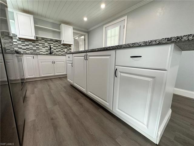 Plenty of cabinets and storage