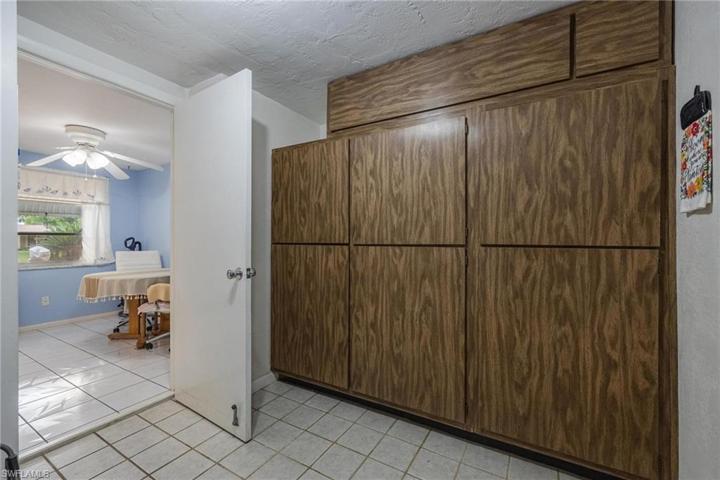 Laundry room storage closets