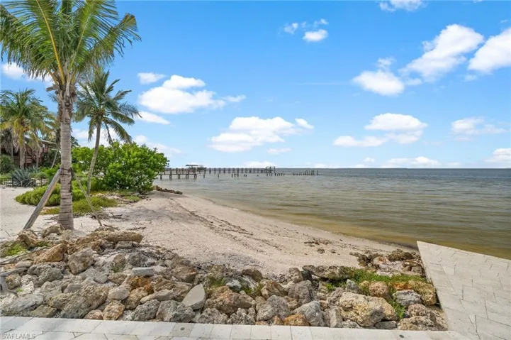 Water view and beach.