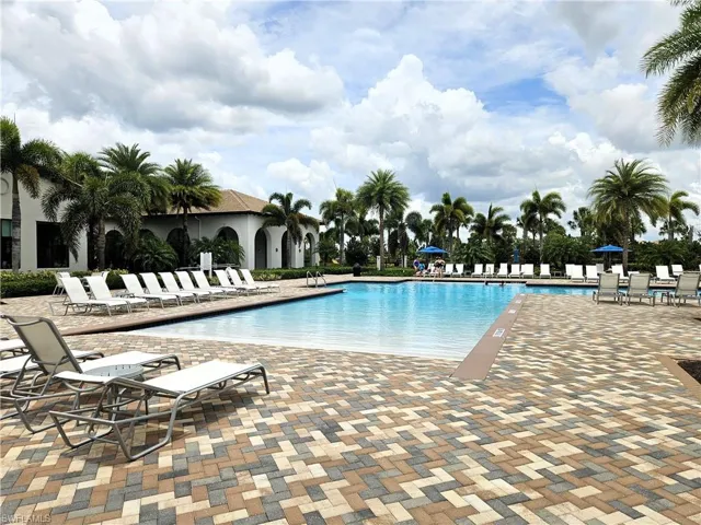 Pool featuring a patio