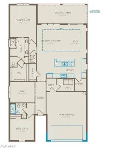 Floor plan with structurals