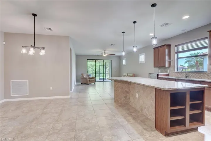 Spacious Dining area off the kitchen