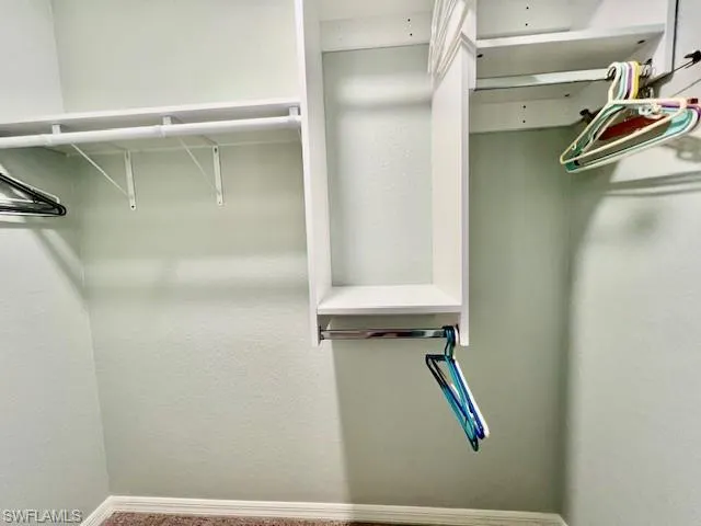 View of spacious closet