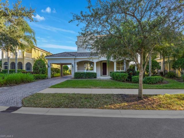 Mature Landscaping & Long Sitting Area At Entry Of Home