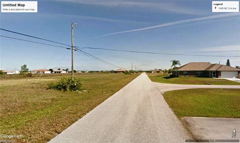 Street view towards North