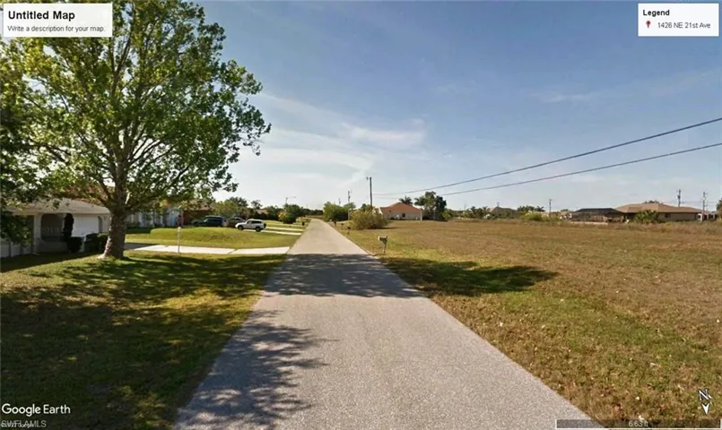 Street view towards South