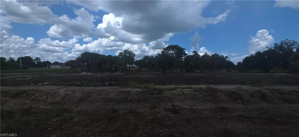 Cleared land ready for development