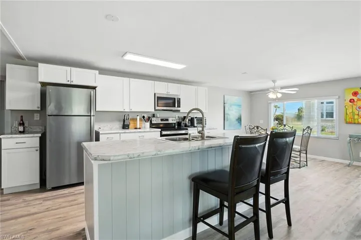 Breakfast Bar looking into Kitchen