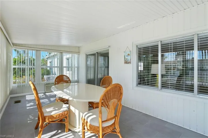 Sunroom with plenty of natural light