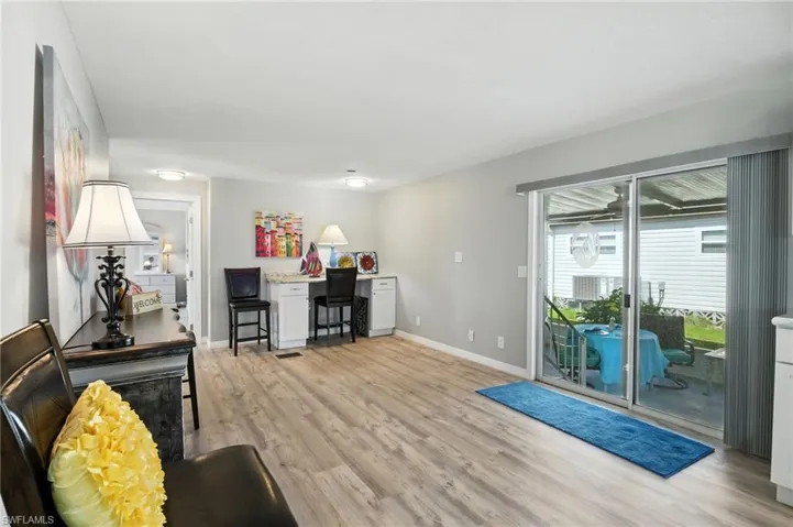 Entry Area from Screened Room, open and lovely