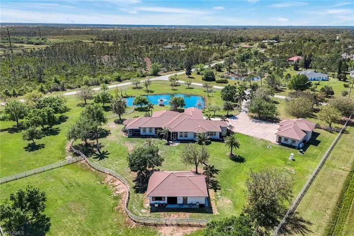 Aerial of Barn